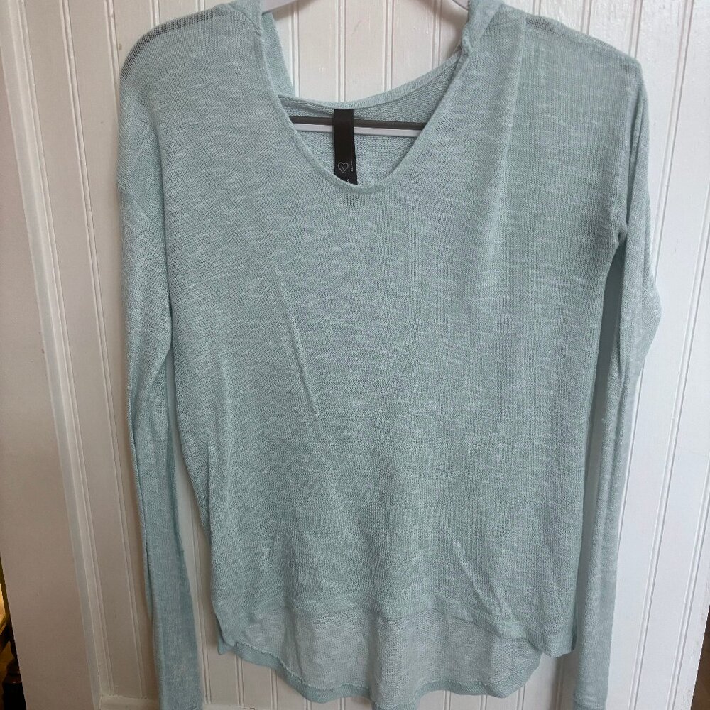 Light Blue Hoodie. Size S.